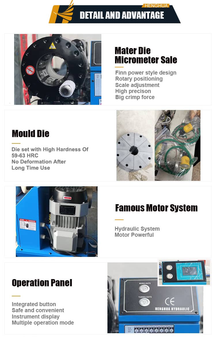 p52 hose crimping machine